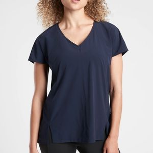 Athleta Boulevard V-neck Tee